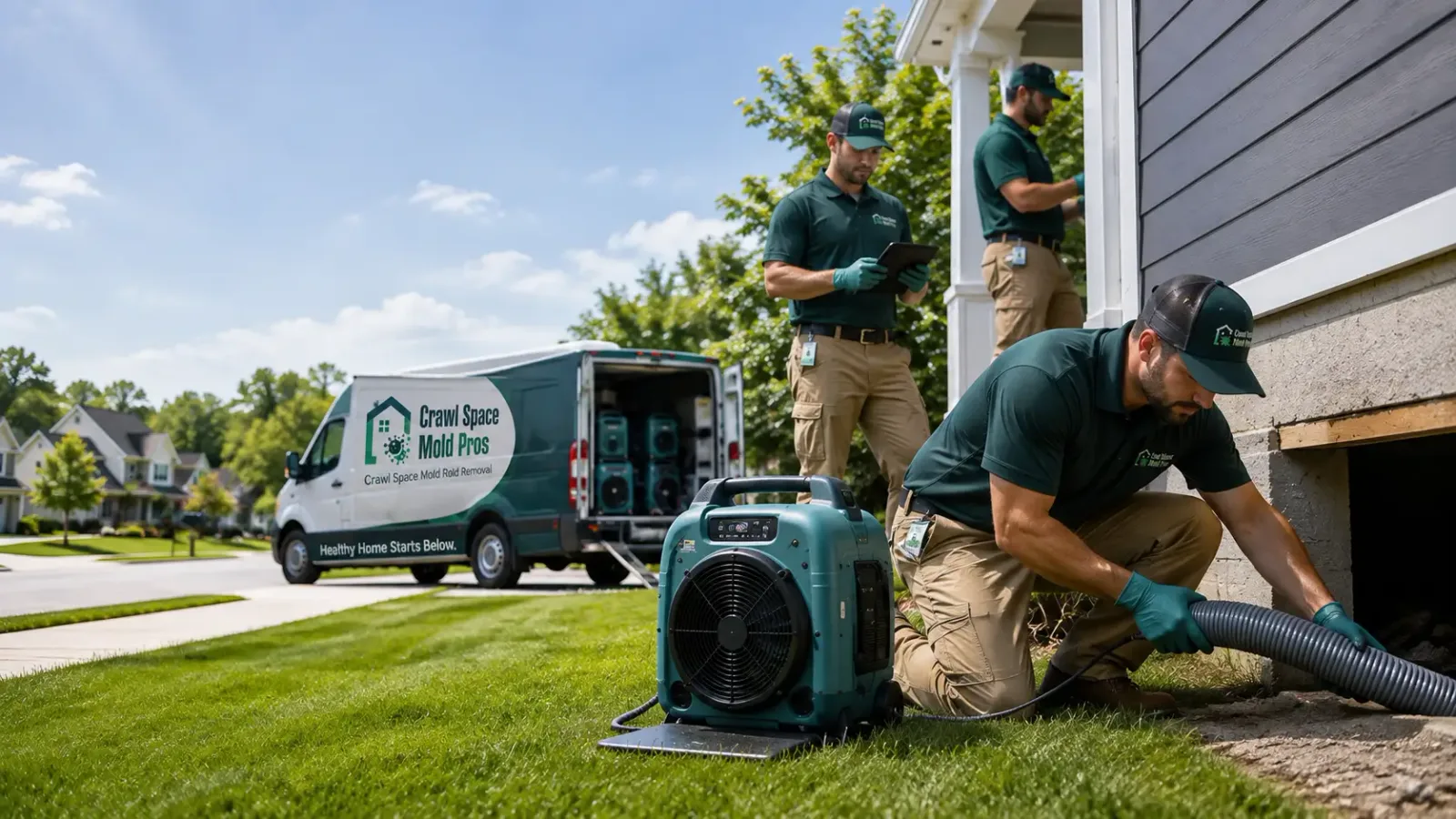Crawl Space Mold Removal in Weston, FL